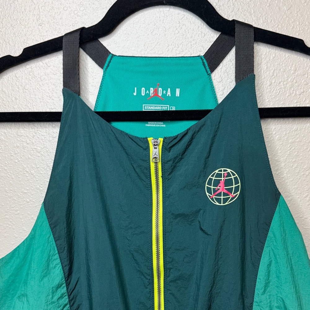 Jordan Winter Utility Women's Dress Size small DD0188-300 Green Block Zip Front - Picture 2 of 13